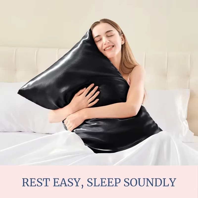 Satin Silk Pillowcase Hair Skin - Dla kobiet i mężczyzn, 1/2 sztuki,