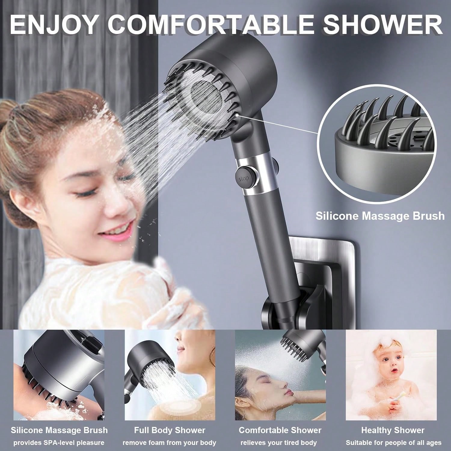Wysokociśnieniowa ręczna słuch – High Pressure Shower Head Handheld recenzja i cena
