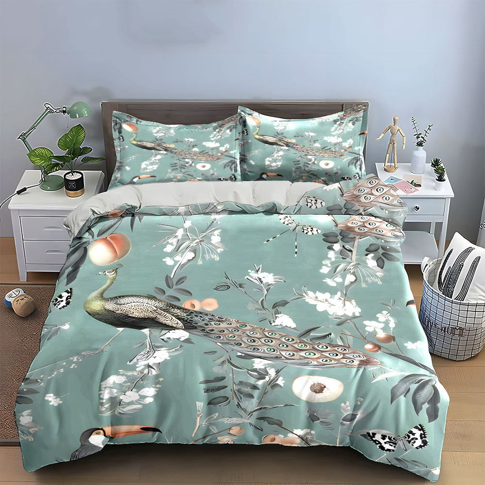 3-częściowy zestaw pościeli z  – Aesthetic Floral Duvet Cover recenzja i cena