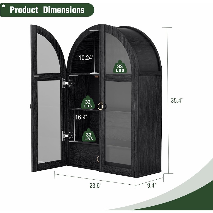 Szafka ścienna z łukowym profi – Storage & Organization recenzja i cena