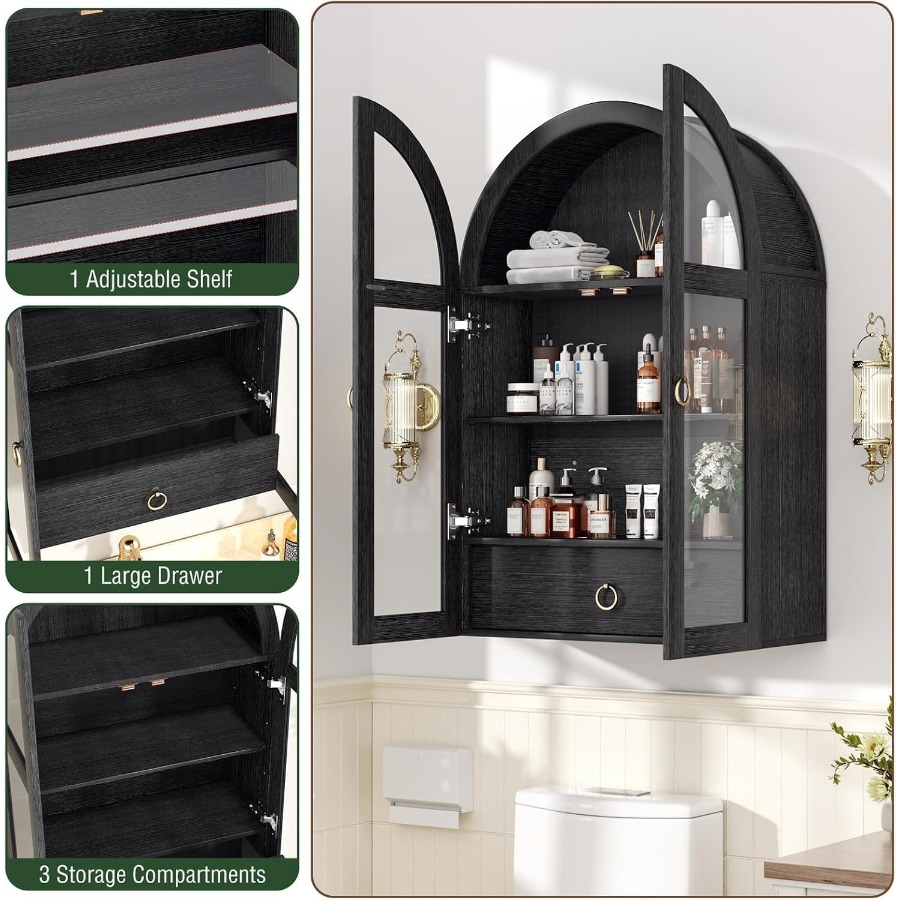 Szafka ścienna z łukowym profi – Storage & Organization recenzja i cena