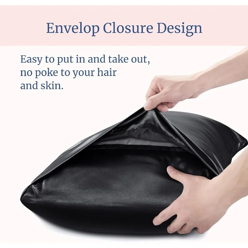 Satynowa poszewka na poduszkę  – Satin Silk Pillowcase Hair Skin recenzja i cena